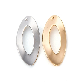 Латунные подвески, без кадмия, без никеля и без свинца, овальные