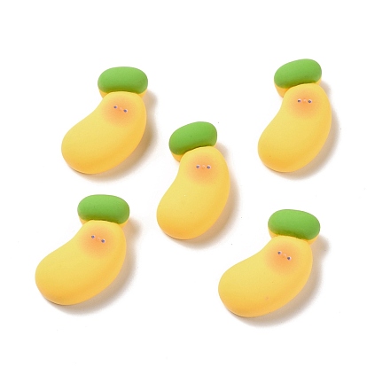Opaque Resin Cabochons, DIY Accessories, Phone Case Decoration, Banana