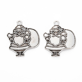 Сплавочные сеттинги для кулона, тибетский стиль, без кадмия и без свинца, Дед Мороз