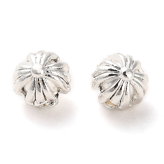 Perles en alliage, plaqué longue durée, ronde