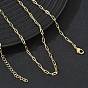 2.4MM Brass Paperclip Chain Necklaces for Women, Long-Lasting Plated