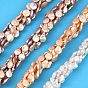 Natural Baroque Keshi Pearl Coin Beads Strands, Cultured Freshwater Pearl Beads, Flat Round