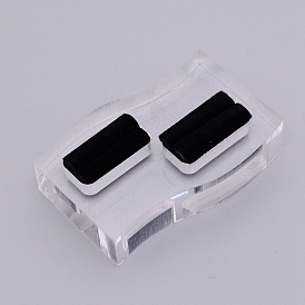 Acryl mit Flanell-Ringdisplays, Rechteck