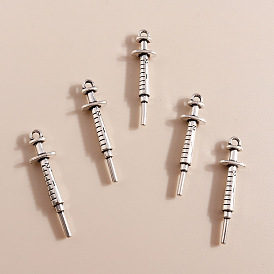 Tibetan style Alloy Pendant, Syringe Shape