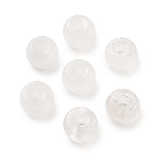 Природный кристалл кварца бусины, бусины из горного хрусталя, баррель