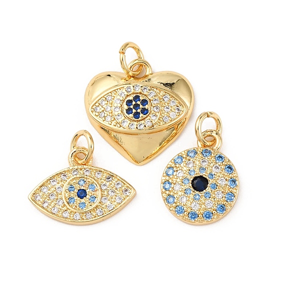 Латунные микро проложить кубического циркония подвески, стойки покрытие, долговечный, без свинца и без кадмия, реальный 18 k позолоченный, с целью перехода в кольце