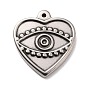 304 подвески из нержавеющей стали кабошоны для эмали, Сердце с глаз