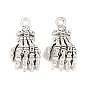 Сплавочные подвески тибетского стиля, подвески в виде скелетных рук