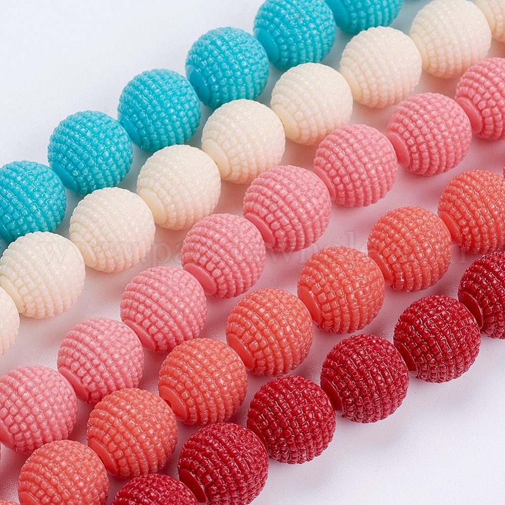 synthetic coral beads
