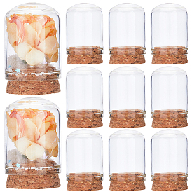 Купол из прозрачного стекла, декоративная витрина, Террариум в форме колокольчика с пробковым основанием, арка