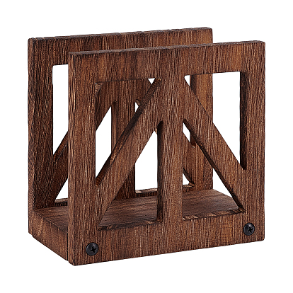 1 шт. деревянная подставка для салфеток, квадрат со стрелкой