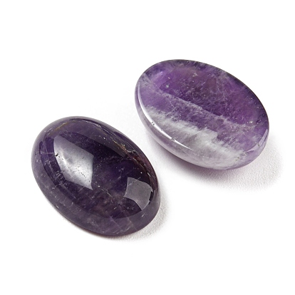 Oval Natural Amethyst Cabochons
