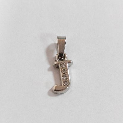 Legierung Rhinestone-Anhänger, Platin Farbe