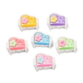 Кабошоны из смолы, диван с цветком