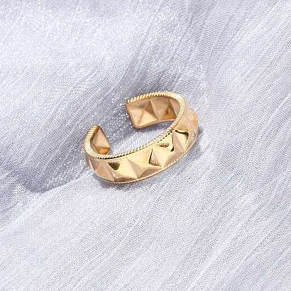 304 открытые манжеты из нержавеющей стали для женщин, ионное покрытие (ip)