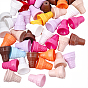 50шт. непрозрачные акриловые бусины, окрашенные методом запекания, рожок мороженого