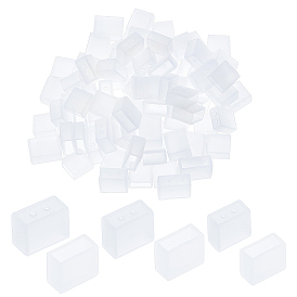 Fingerinspire 240Pcs 3 Style Silicone Water-proof Plug, Led Lamp Accessories, Rectangle