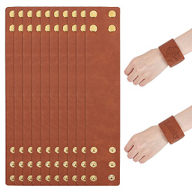 Пустой кожаный браслет из широкого шнура, браслет для мужчин и женщин