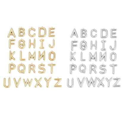 304 подвески из нержавеющей стали, ионное покрытие (ip), буквенное очарование