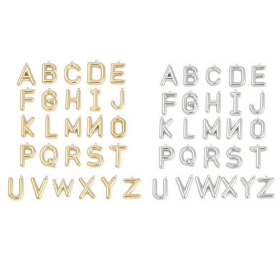 304 подвески из нержавеющей стали, ионное покрытие (ip), буквенное очарование