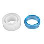 Transparent DIY Ring Silicone Molds, Resin Casting Molds, For UV Resin, Epoxy Resin Jewelry Making