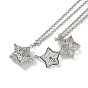 Brass Pendant Necklaces, Iron Rolo Chains, Star