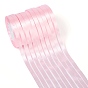 Single Face Satin Ribbon, Polyester Ribbon, Breast Cancer Pink Awareness Ribbon Making Materials, Valentines Day Gifts, Boxes Packages