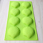 Shell Shape Food Grade Silicone Molds, Cake Pan Molds for Baking, Biscuit, Chocolate, Soap Molds
