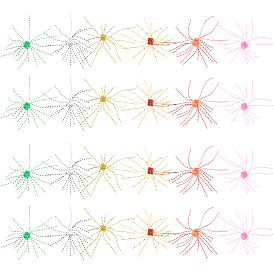 24 piezas 6 colores señuelo blando de TPE con forma de dado, señuelo de pesca