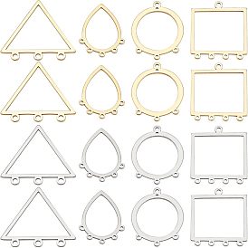 32шт. 8 стиль 304 компоненты люстры из нержавеющей стали ссылки, разнообразные, лазерная резка