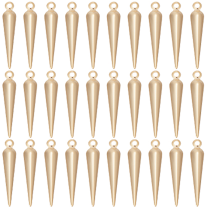 120 кулон из латуни шт., без кадмия и без свинца, конус очарование