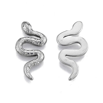 201 Stainless Steel Cabochons, Snake
