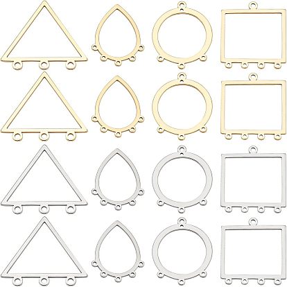 32шт. 8 стиль 304 компоненты люстры из нержавеющей стали ссылки, разнообразные, лазерная резка