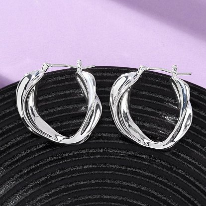 Латунные серьги-кольца, с 316 штифтов из нержавеющей стали, без никеля 