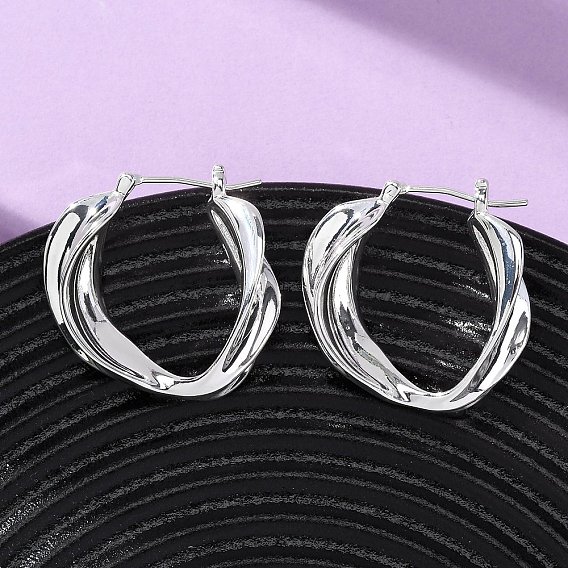 Латунные серьги-кольца, с 316 штифтов из нержавеющей стали, без никеля 