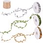 Artificial Leaf Leaves Vine Silk For Home Wedding Decoration, Handmade DIY Wreath Accessories and Jute Twine, for Jewelry Making
