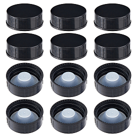 Пластиковая 28 зубчатая крышка от бутылки с внутренней пробкой воронки, герметичная крышка, для эфирного масла пустой многоразовый флакон