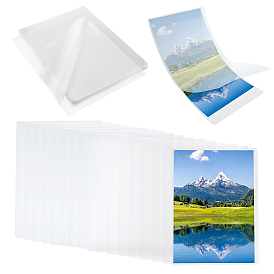 100шт. ламинирующая пленка для ПЭТ, защитные листы для фотографий, для горячего ламинатора, прямоугольные