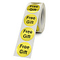 Thanks Theme Self-Adhesive Stickers with Word Free Gift, for DIY Decorating Luggage, Guitar, Notebook