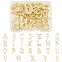 26Pcs 26 Styles Brass Pendants, Letter A~Z Charms