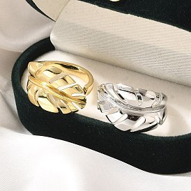 Кольца-манжеты для женщин из латуни с покрытием стойки, без кадмия и без свинца, долговечный, лист