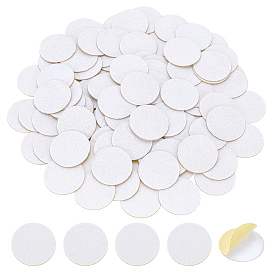 200шт. самоклеящиеся фетровые наклейки, плоско-круглые