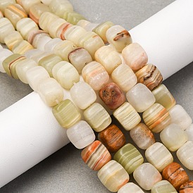 Природные Афганские нефритовые бусы пряди, кубоид