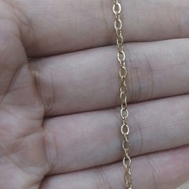 Brass Cable Chains, Soldered