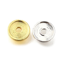 Плоские круглые латунные бусины, стойки покрытие, долговечный