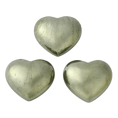 Natural Pyrite Palm Stones, Healing Stone for Reiki Balancing