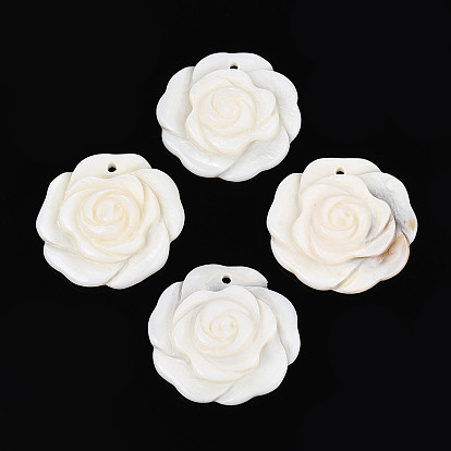 Резные подвески из натуральных пресноводных ракушек, 