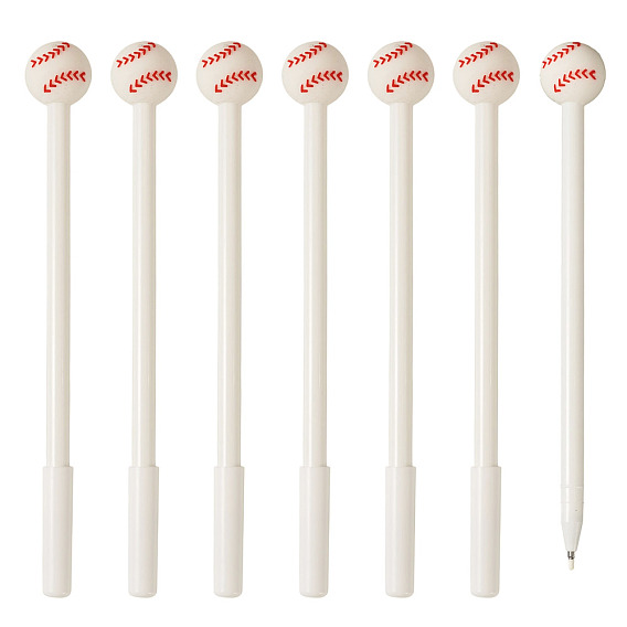 8Pcs Ball Series Cartoon Stainless Steel Pens