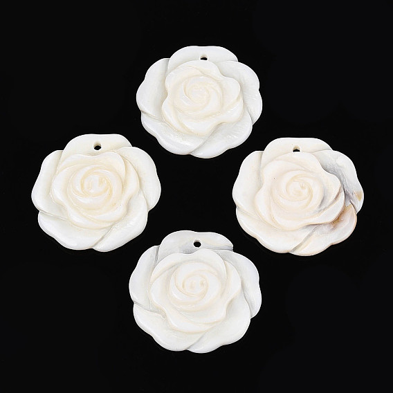 Резные подвески из натуральных пресноводных ракушек, 