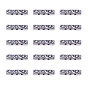 Alloy Tibetan Silver Bar Spacers, Tube
